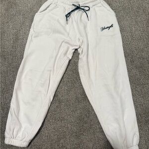 Youngla mens White Jogger Pants